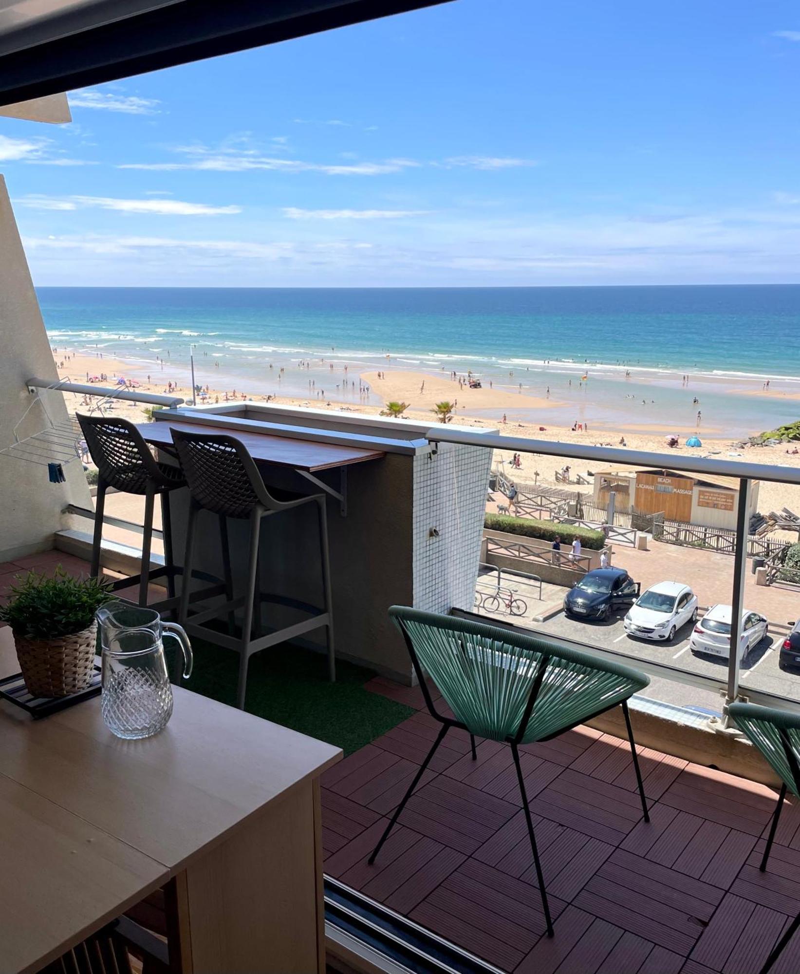 Studio Vue Imprenable Sur Ocean Lacanau Extérieur photo