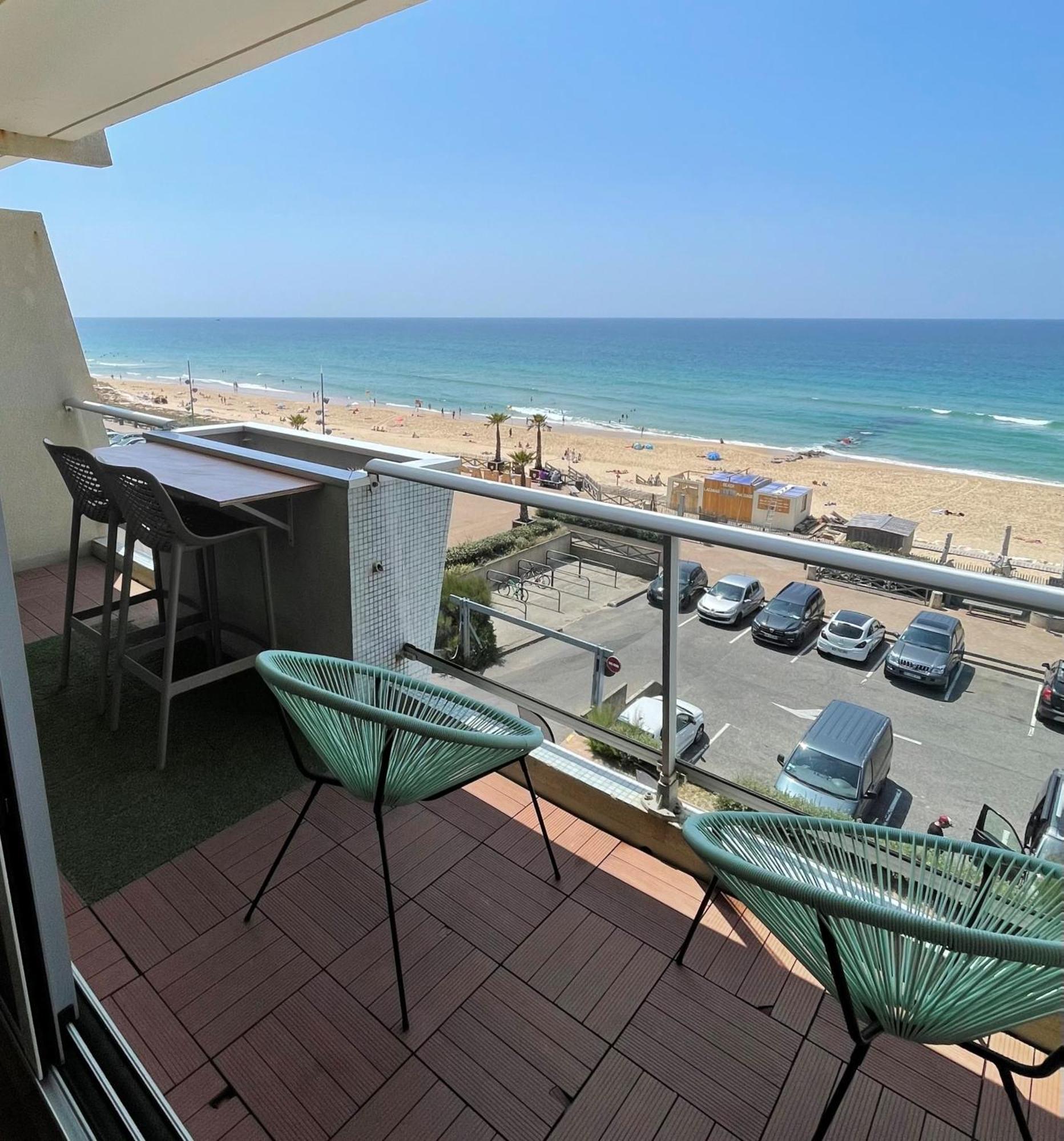 Studio Vue Imprenable Sur Ocean Lacanau Extérieur photo